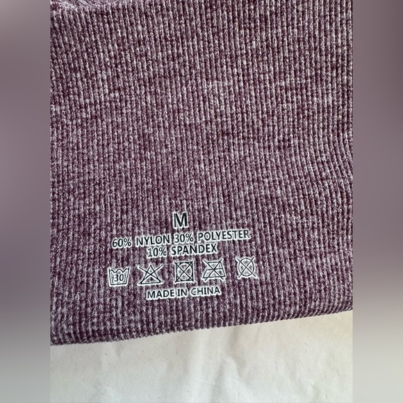 Women's Heathered Purple Shorts - Picture 3 of 3